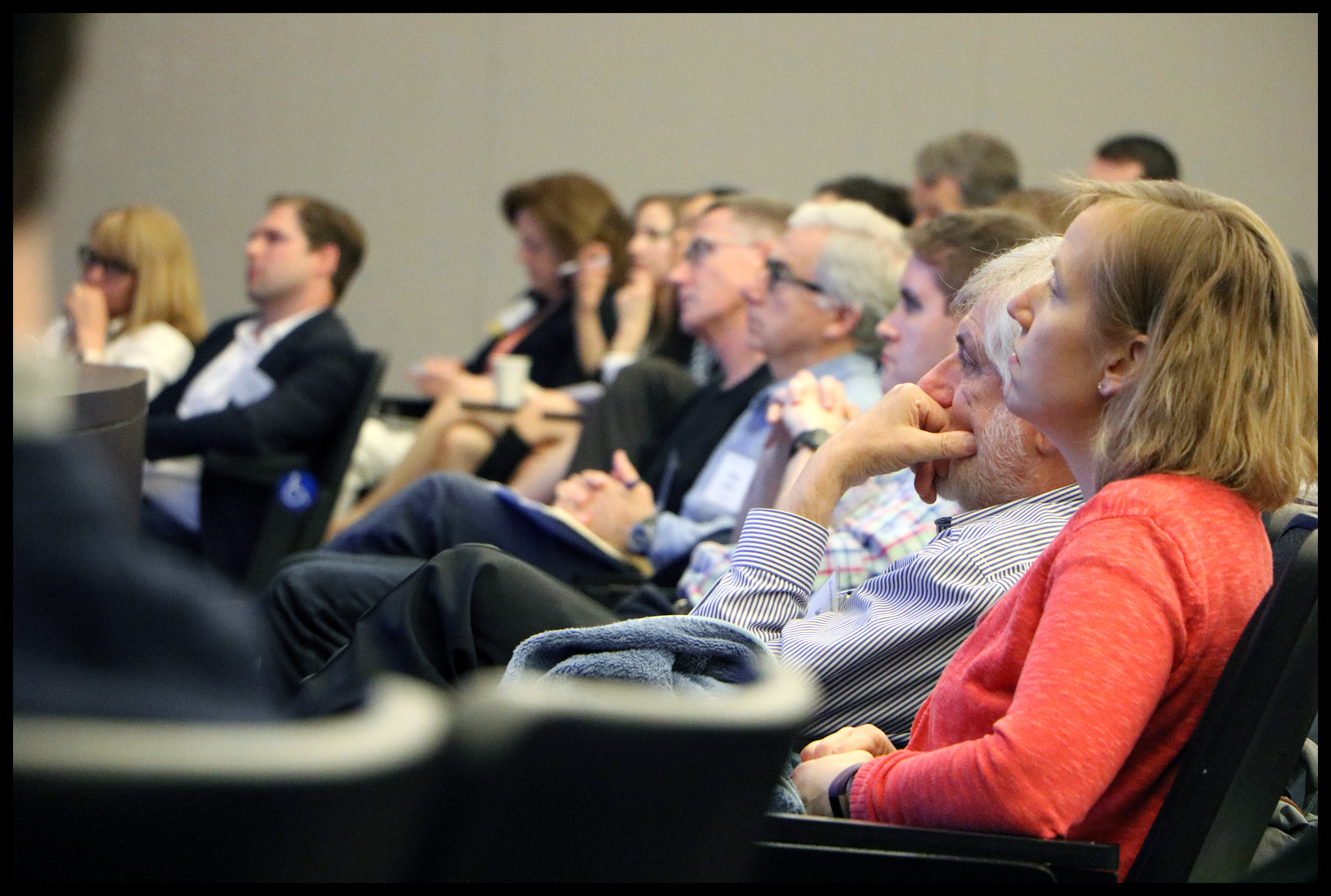 Amy Wagers, HSCI Executive Committee, and audience