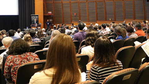 Audience in the auditorium