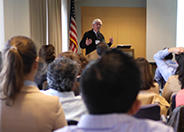 HSCI Co-Director David Scadden ends the day. 