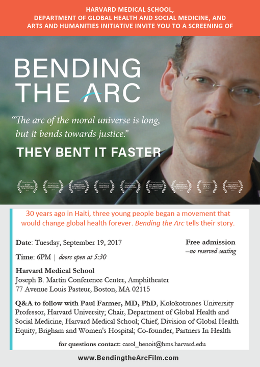Bending the Arc screening poster image
