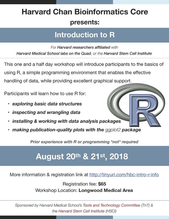 R Course announcement image