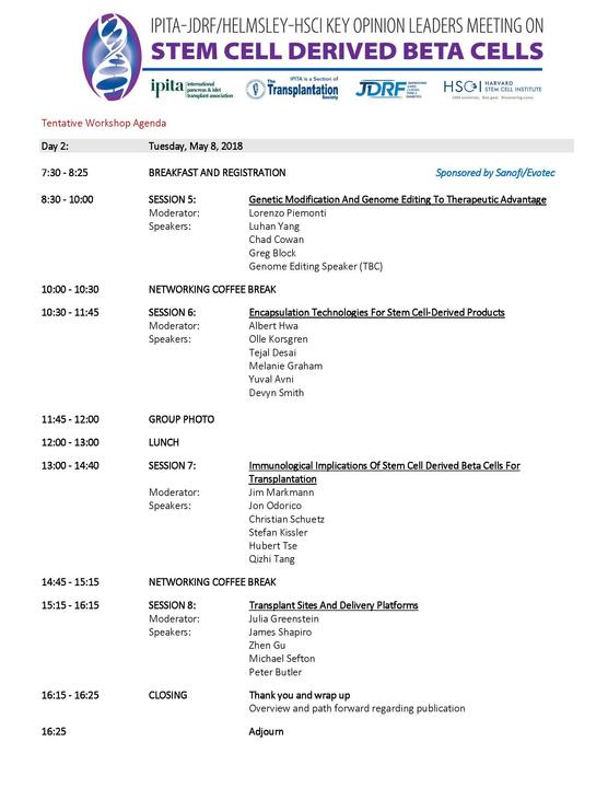 IPITA agenda day two image