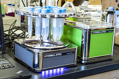 Photograph of the Woolf laboratory