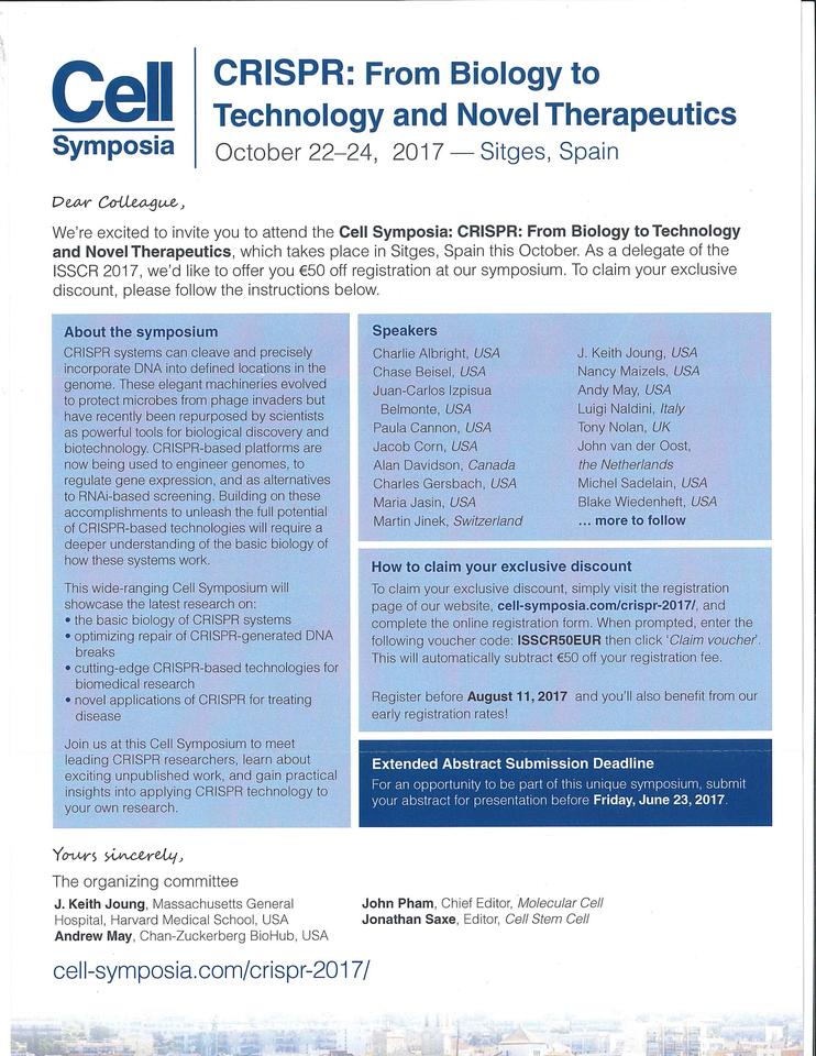 Cell Symposia poster image