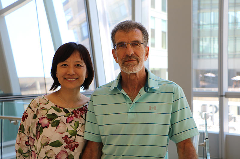 Portrait of Li Chai and Dan Tenen at CLS Boston